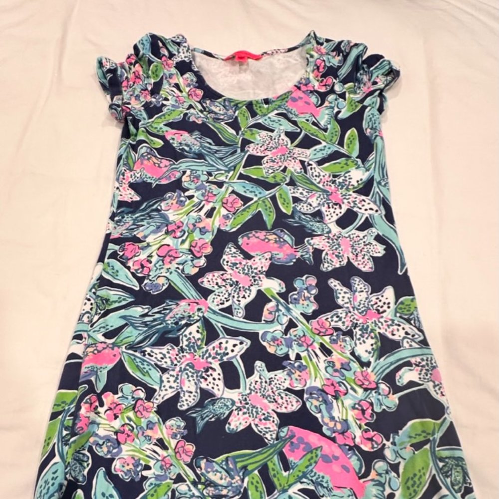 Lilly Pulitzer Tammy T-Shirt Dress Sway This Way  - Size XS